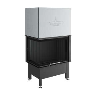 Wasserf&uuml;hrender Kamineinsatz Spartherm Varia 2Lh H2O - Eckscheibe links