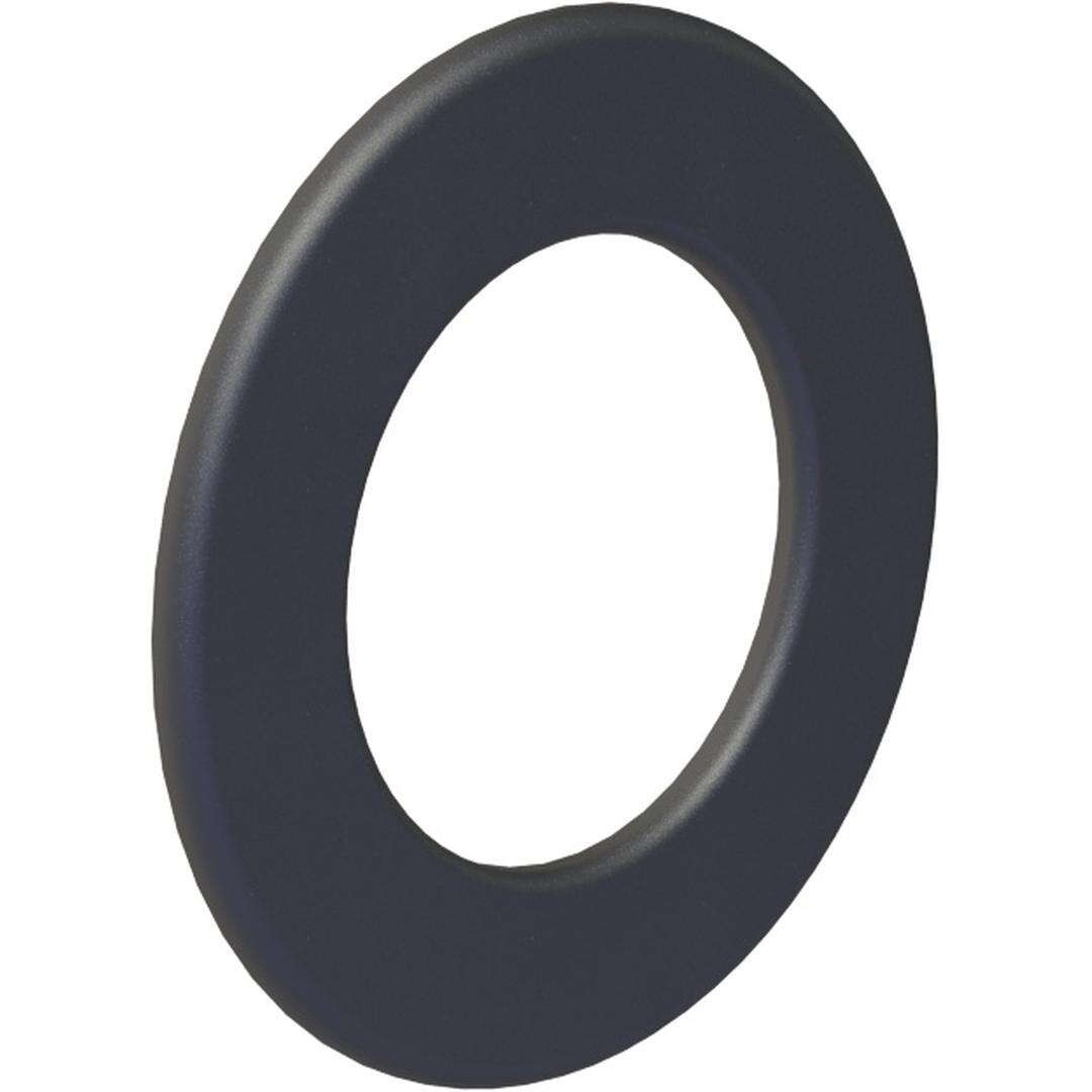 Ø 130 mm Ofenrohr Wandrosette - 55 mm - schwarz