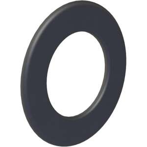 &Oslash; 130 mm Ofenrohr Wandrosette - 55 mm - schwarz