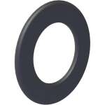 Ø 130 mm Ofenrohr Wandrosette - 55 mm - schwarz