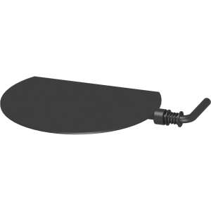 &Oslash; 120 mm Ofenrohr Drosselklappe - schwarz