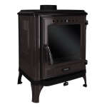 Gussofen Ferrox 55 grau emailliert