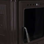 Gussofen Ferrox 55 grau emailliert