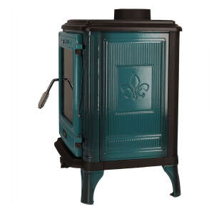 Gussofen Ferrox 55 t&uuml;rkis emailliert