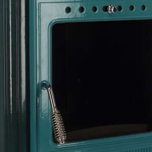 Gussofen Ferrox 55 t&uuml;rkis emailliert