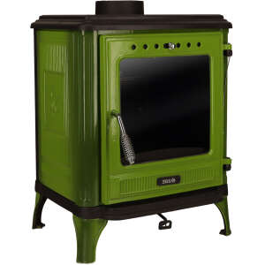 Gussofen Ferrox 55 grün emailliert