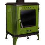 Gussofen Ferrox 55 grün emailliert