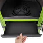 Gussofen Ferrox 55 grün emailliert