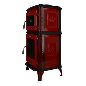 Gussofen Ferrox 55 Back rot emailliert