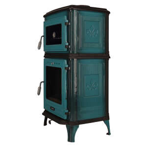 Gussofen Ferrox 55 Back t&uuml;rkis emailliert