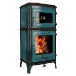 Gussofen Ferrox 55 Back türkis emailliert