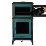 Gussofen Ferrox 55 Back türkis emailliert