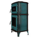 Gussofen Ferrox 55 Back türkis emailliert