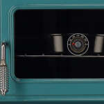 Gussofen Ferrox 55 Back türkis emailliert