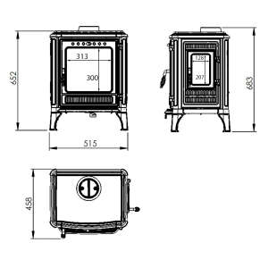 Gussofen Ferrox 75 Panorama Plus