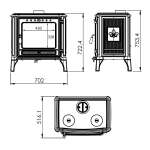Gussofen Ferrox 75 schwarz