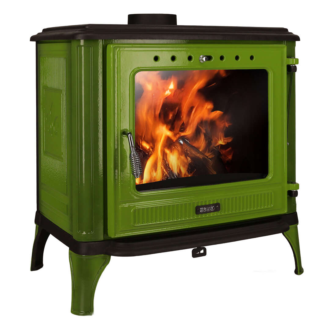 Gussofen Ferrox 75 grün emailliert