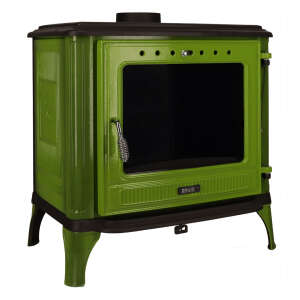 Gussofen Ferrox 75 grün emailliert