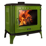 Gussofen Ferrox 75 grün emailliert