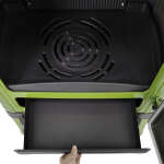 Gussofen Ferrox 75 grün emailliert