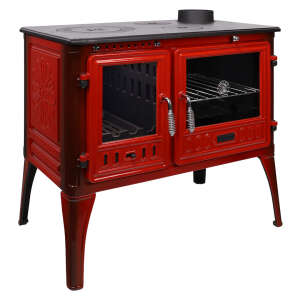 Küchenherd Cook Lite rot emailliert