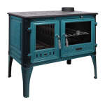 Küchenherd Cook Lite türkis emailliert