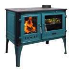 Küchenherd Cook Lite türkis emailliert