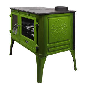 K&uuml;chenherd Cook Lite gr&uuml;n emailliert