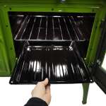 Küchenherd Cook Lite grün emailliert