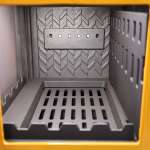 Küchenherd Cook Lite orange emailliert