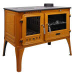 Küchenherd Cook Lite orange emailliert