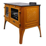 Küchenherd Cook Lite orange emailliert