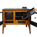 Küchenherd Cook Lite orange emailliert