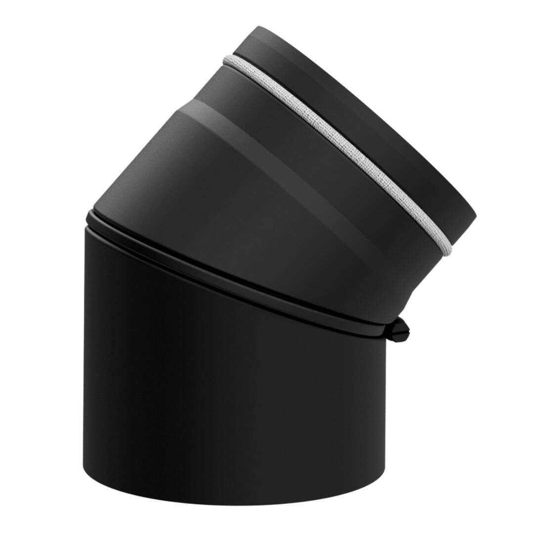 Ø 130 mm Bogen drehbar 0-45° zweiteilig RLU