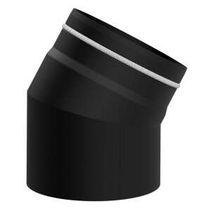 Ofenrohr Bogen zweiteilig RLU