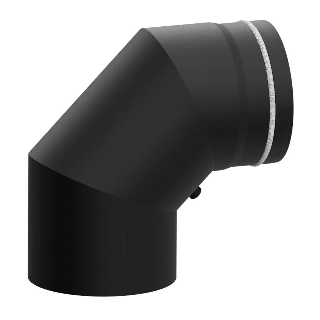 Ø 120 mm Bogen 90° mit Tür RLU