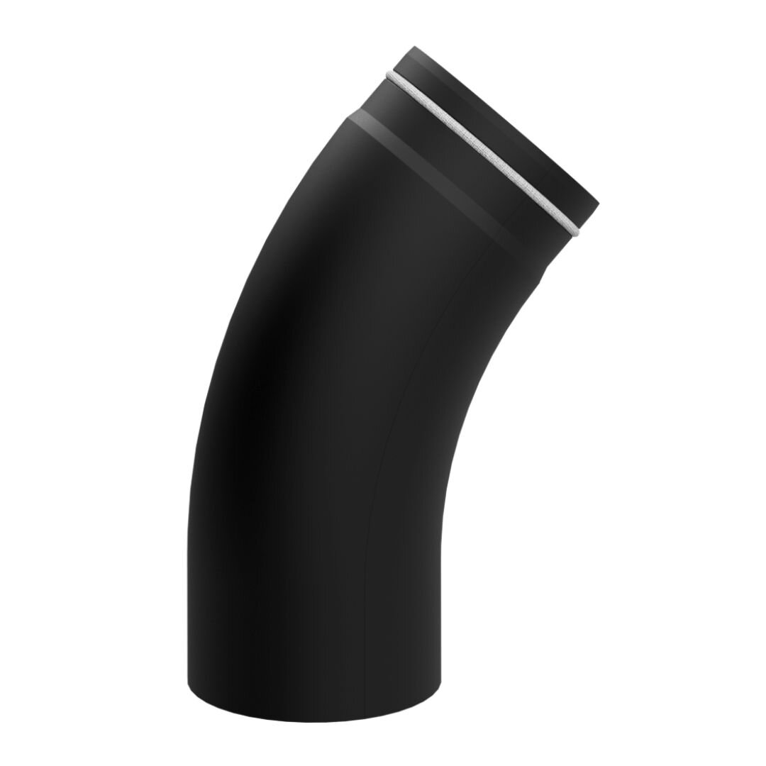Ø 150 mm Ofenrohr Bogen gezogen RLU