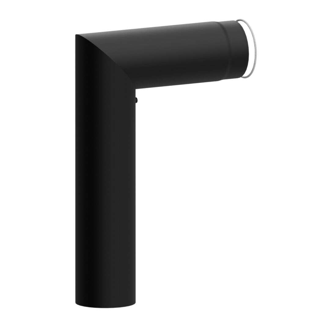 Ø 120 mm Bogen 90° eckig mit Tür RLU