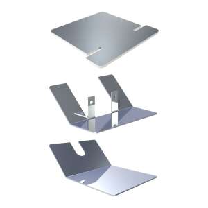 Wasserableitblech für Wandstütze, 2 Stück