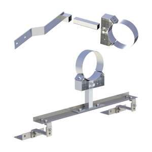 DW-ECO 2.0 Dachhaken-Set zur Schornsteinbefestigung auf...