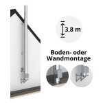 3,8 m - DW-ECO 2.0 Edelstahlschornstein Komplettset doppelwandig