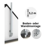 5,2 m - DW-ECO 2.0 Edelstahlschornstein Komplettset doppelwandig