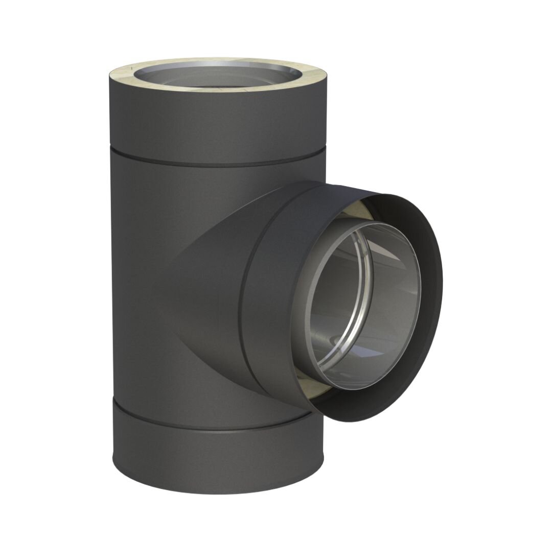 DW-Black T-Anschluß 90°