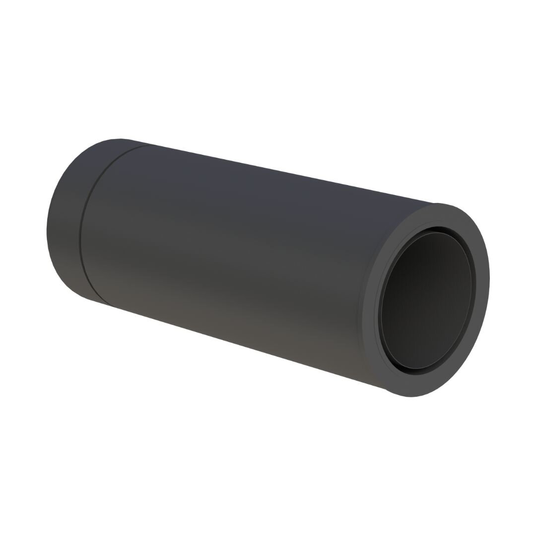 DW-Black Längenelement 500 mm - mit integriertem Wandfutter für FERRO