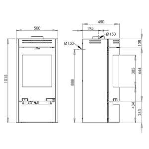 Kaminofen Aduro 1.1 Stahl