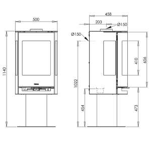 Kaminofen Aduro 9.3 Lux air
