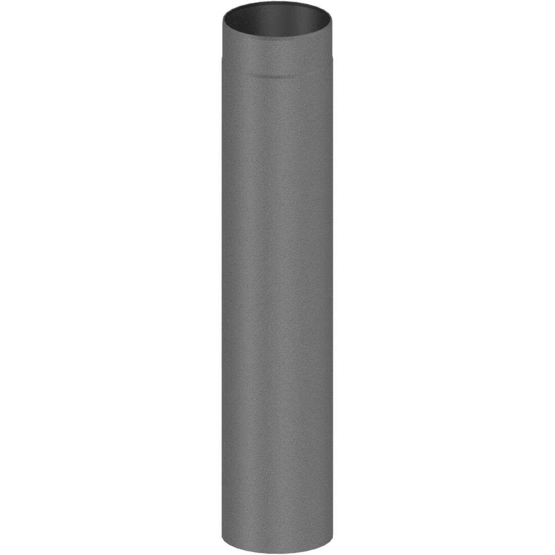Ø 150 mm Ofenrohr 75 cm - gussgrau