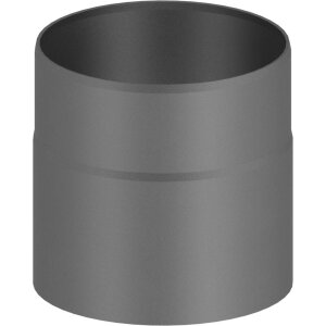 Ø 130 mm Ofenrohr 15 cm - gussgrau