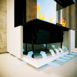 Luftleiste Open AirLiner Ecke Wand/Boden 90°, weiß