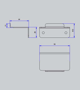 Luftleiste Open AirLiner Distanzst&uuml;ck, wei&szlig;